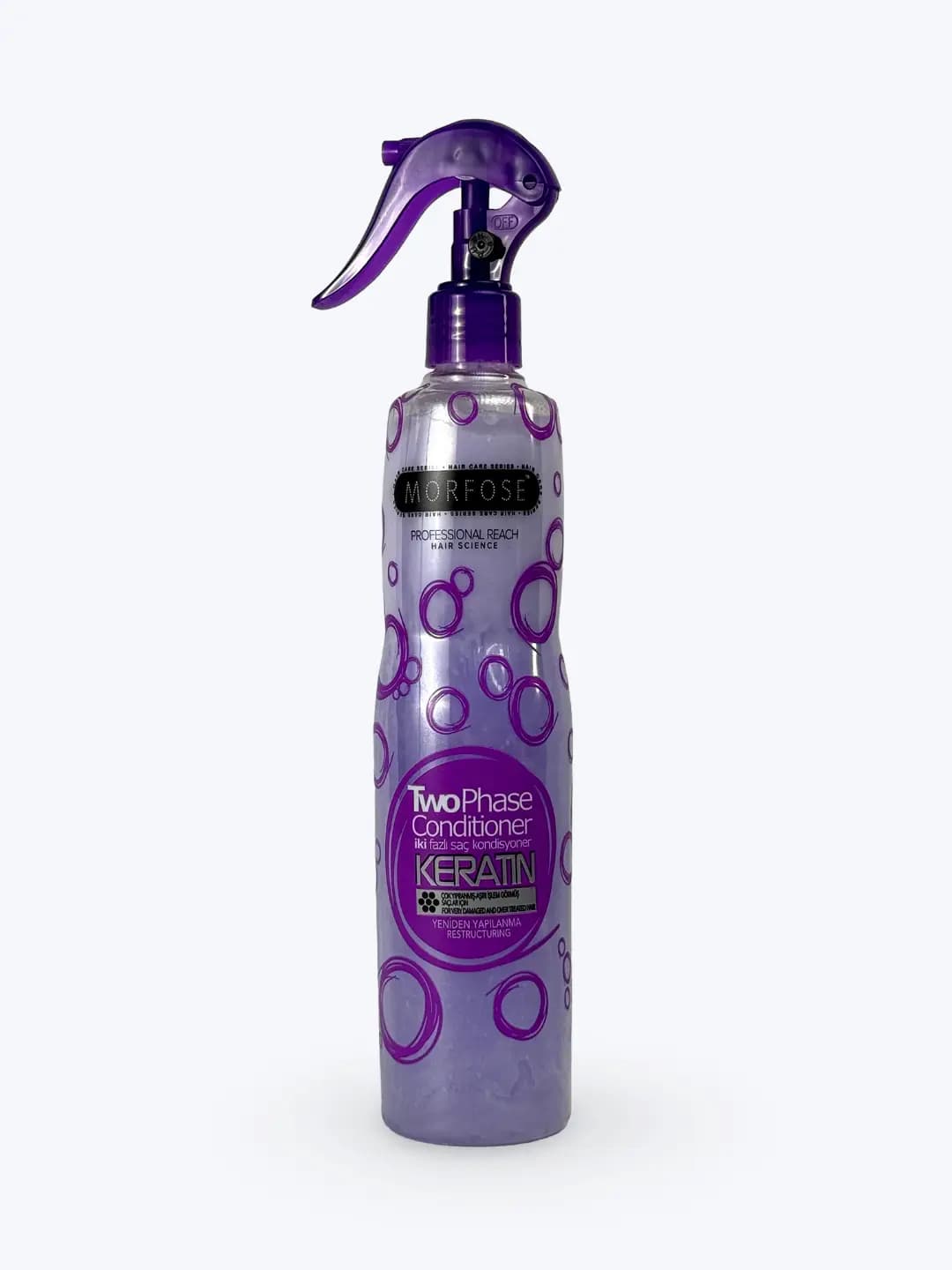 Morfose Ikki fazali soch konditsioneri spreyi, Ossion 400 ml Keratin bilan