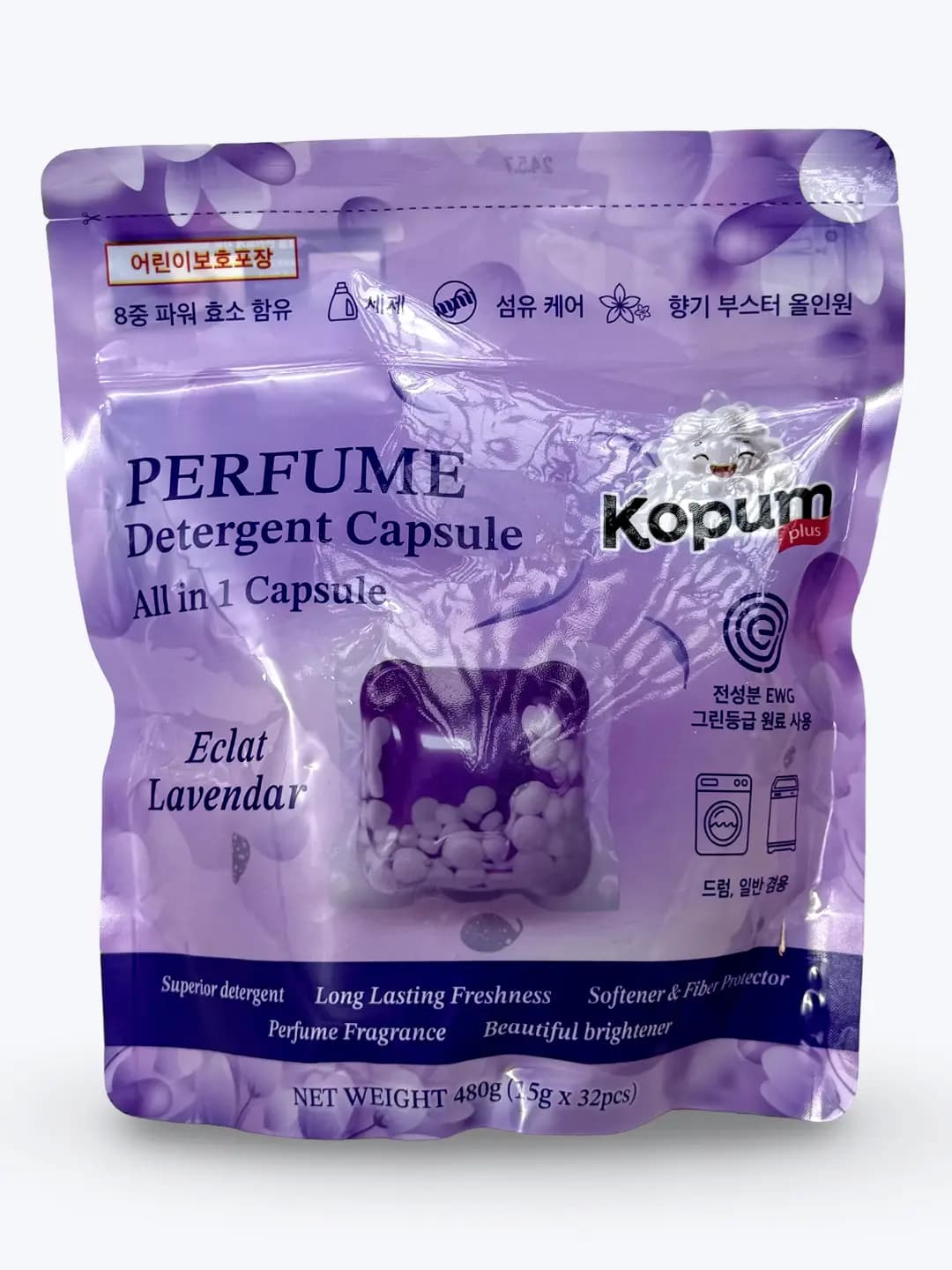 Kopum Plus AROMALANGANLI KAPSULLAR, 32 dona, 15 g, Koreya