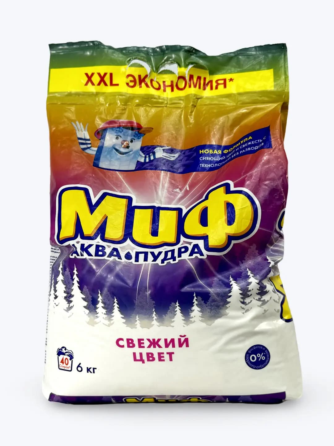 Kir yuvish kukuni Миф, avtomatik, 6 kg