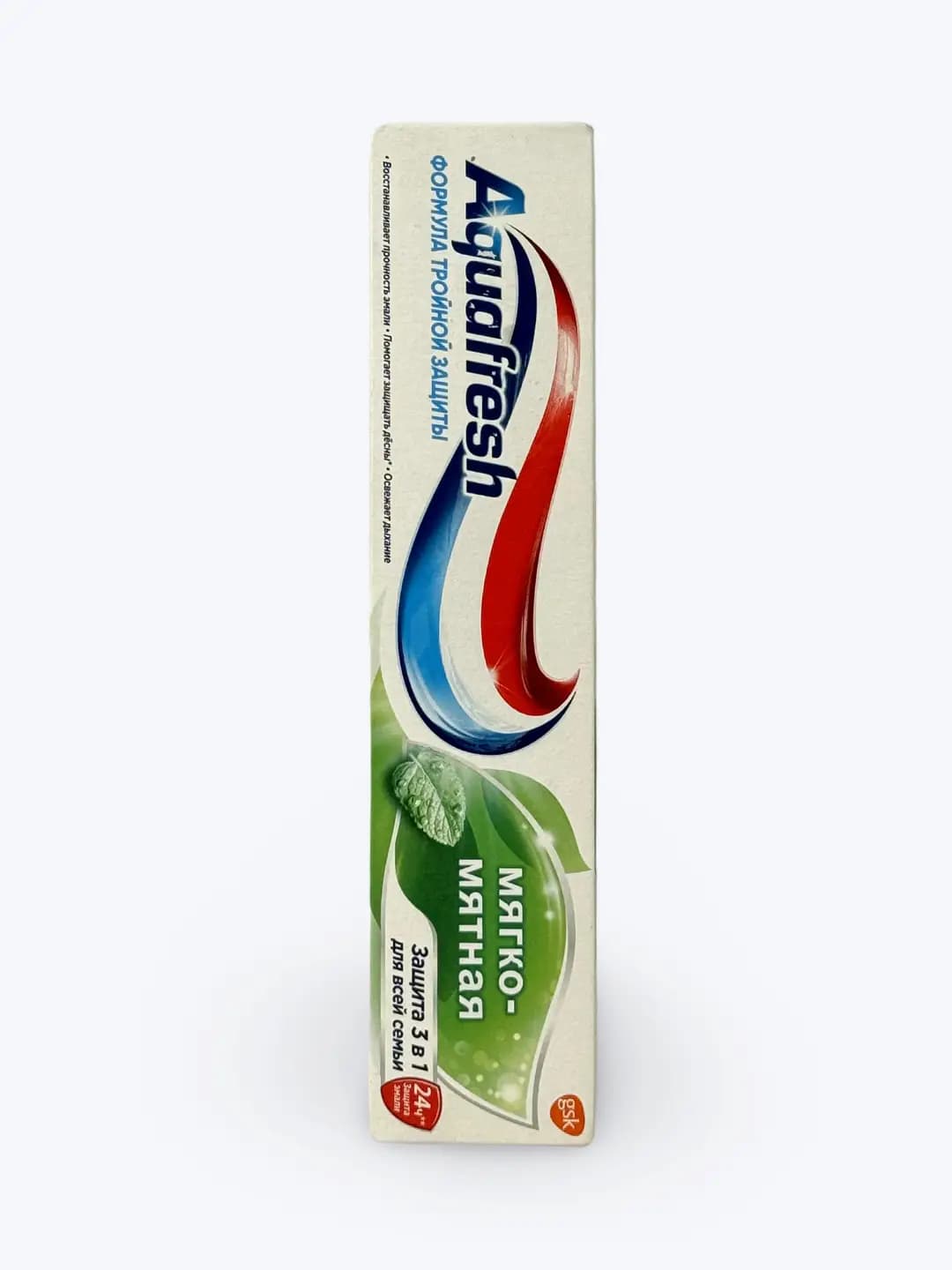 Aquafresh tish pastasi yumshoq silliqlash, 125 ml