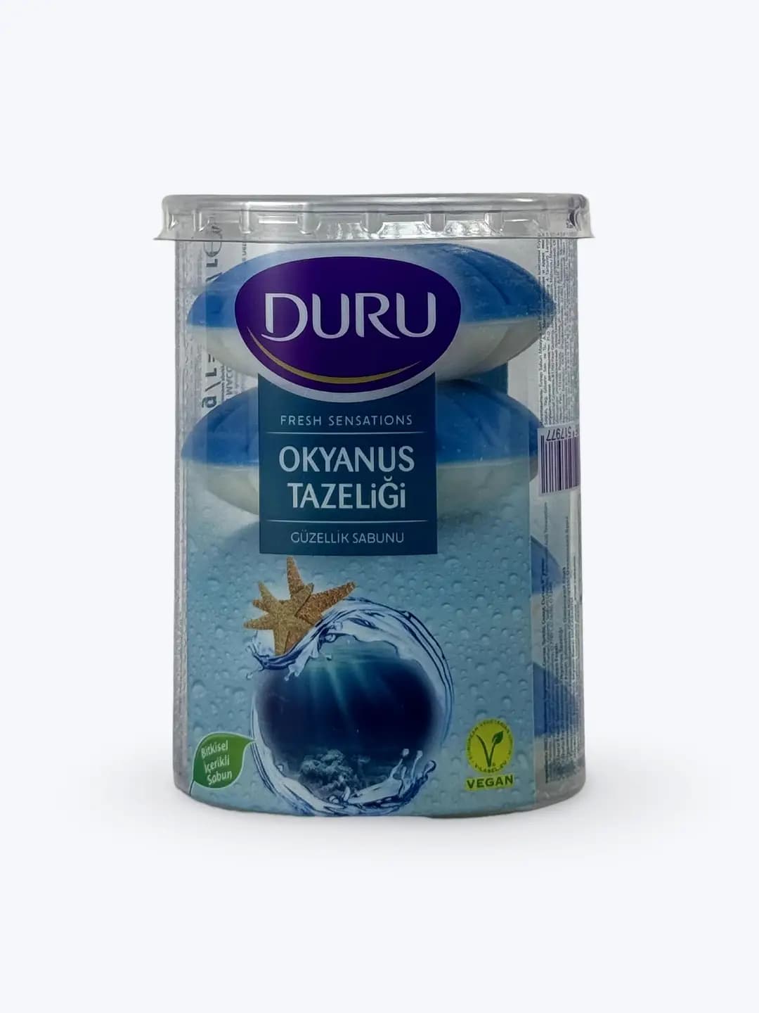Duru Fresh Sensation sovuni "Dengiz shamoli", 100 gr*4