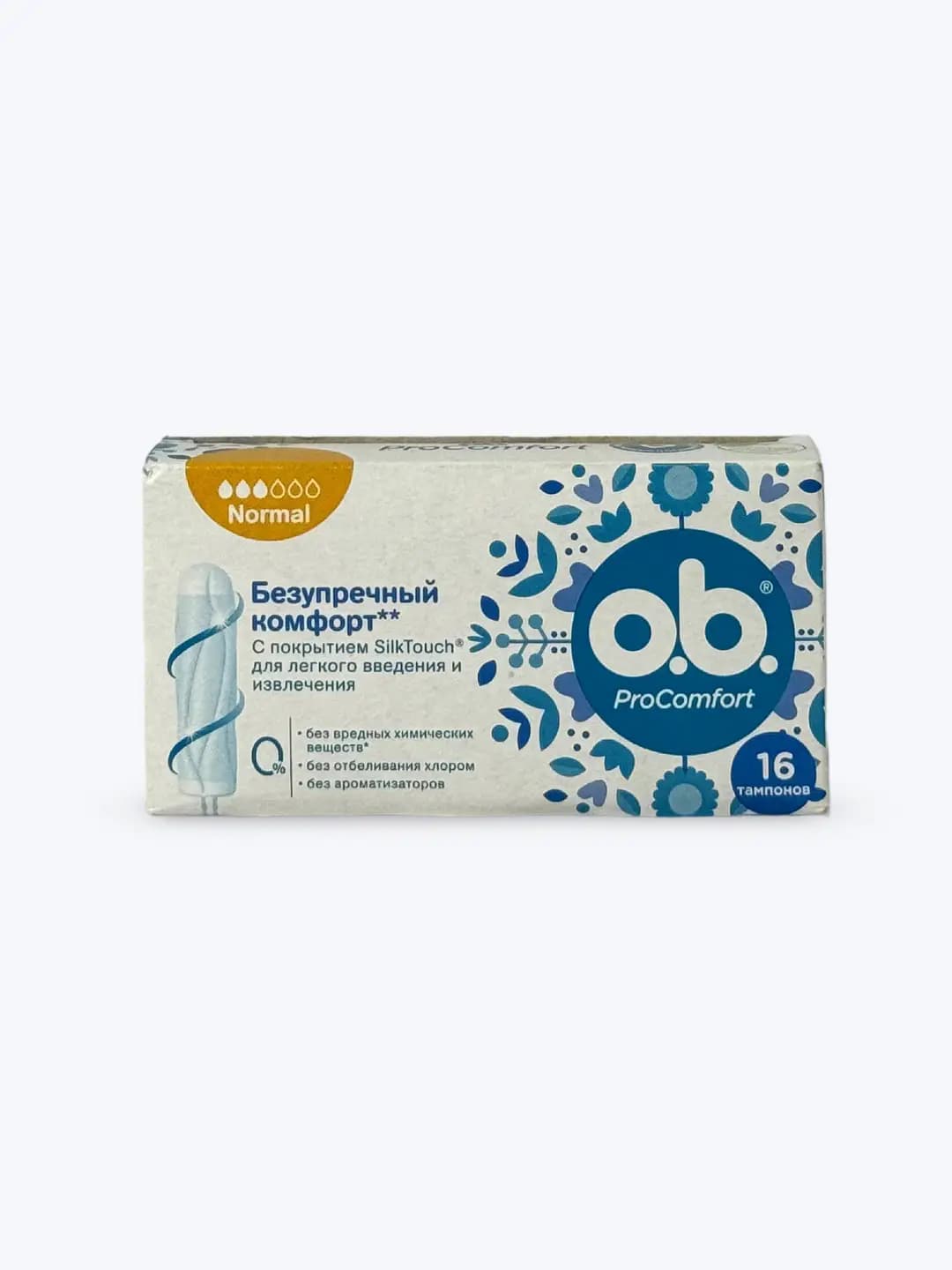 Tamponlar Procomfort Super O.b. Mukammal qulaylik, 16 dona