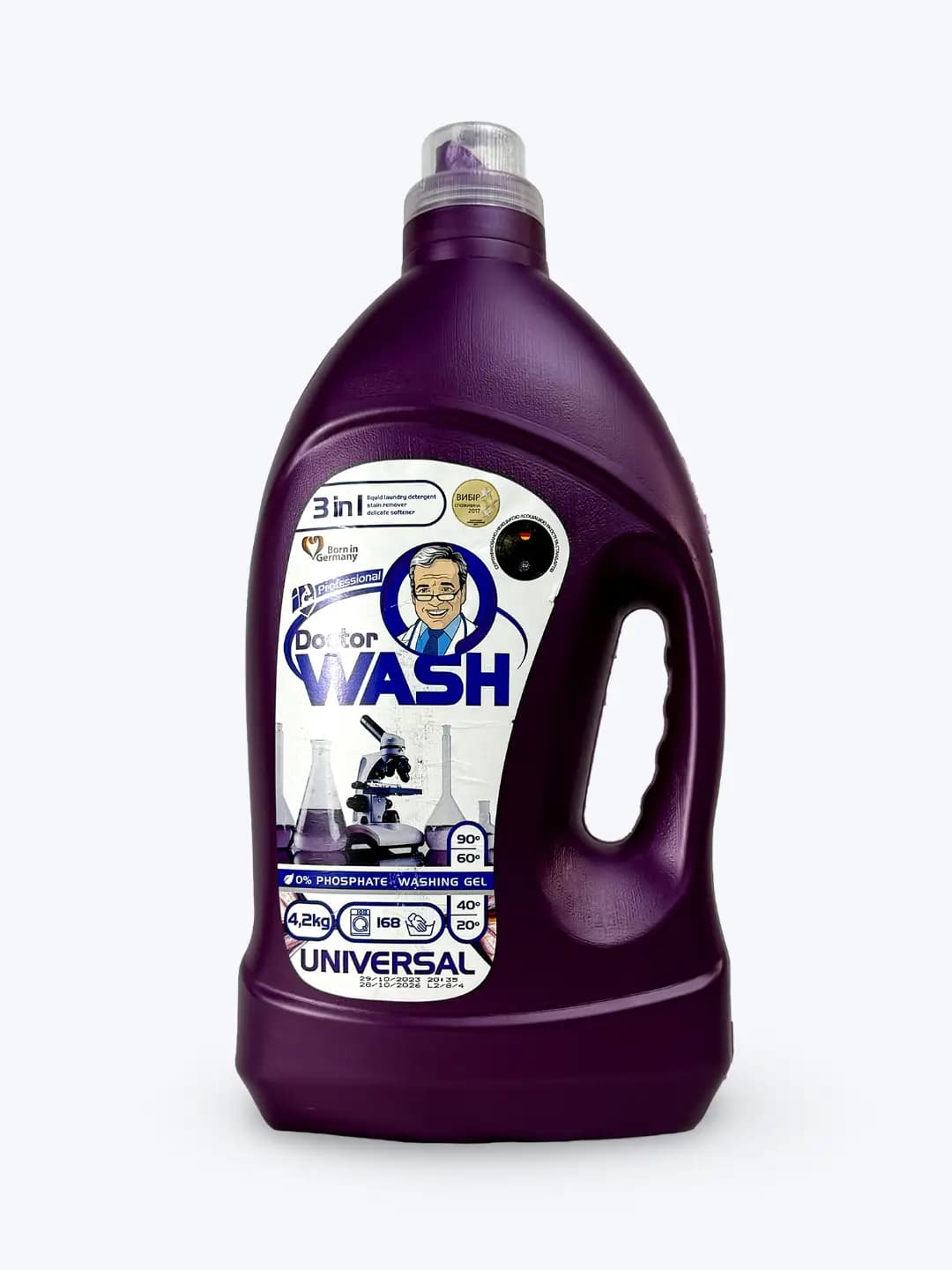 Doctor Wash Rangli Kir Yuvish Geli 4.2 kg, Konkretsiyalangan, 84 Yuvish